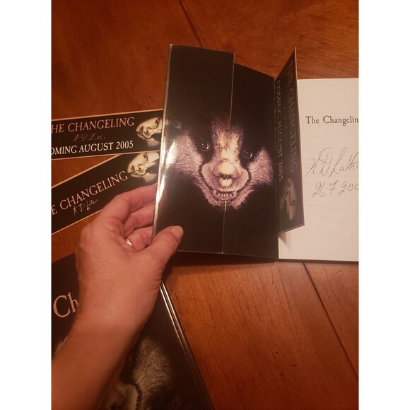 The Changeling K. D. Lathar SIGNED Numbered First UK Edition Proof Copy Bookmark - Picture 13 of 14